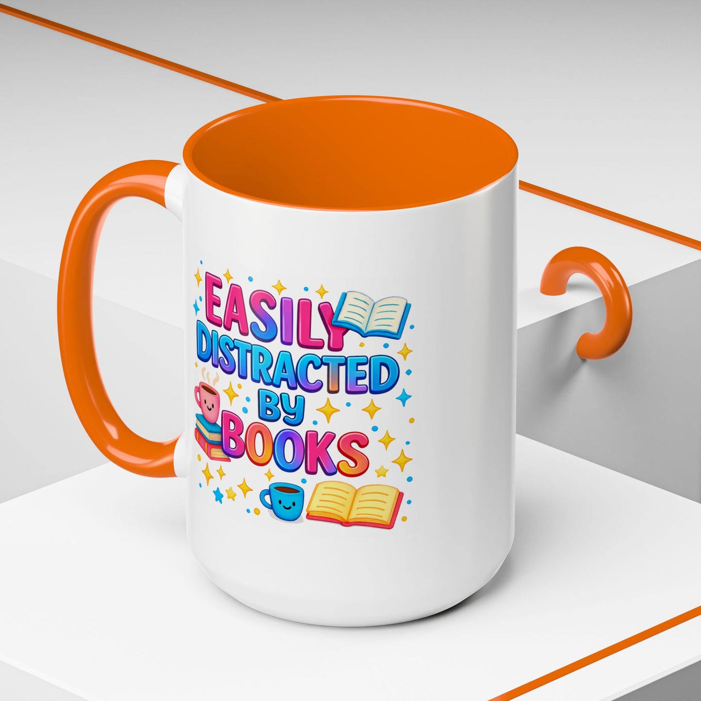 Humor Mug - Easily Distracted By Books