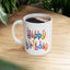 Birthday Mug - Happy Birthday Letter Candles