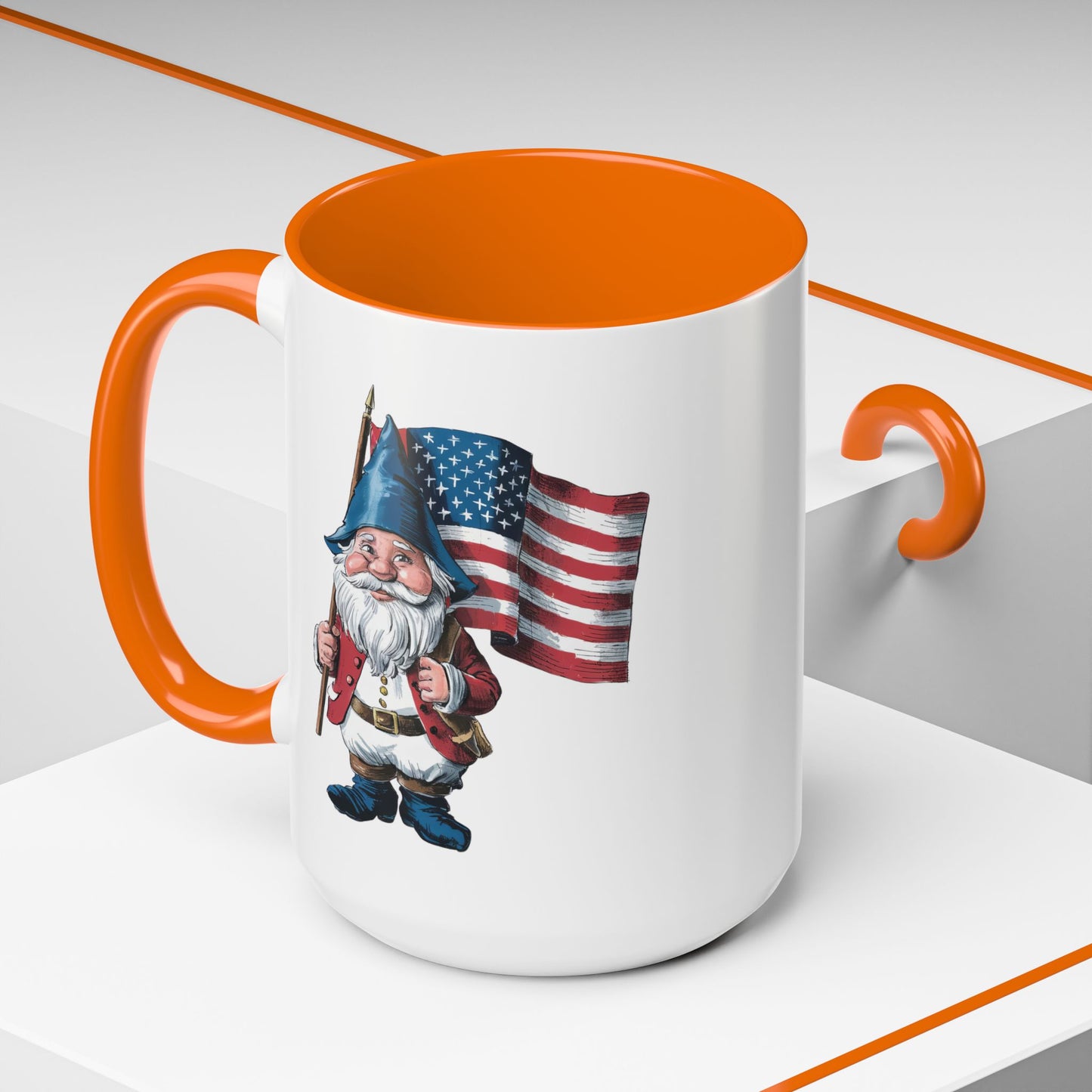 4th of July Mug - American Gnome 4