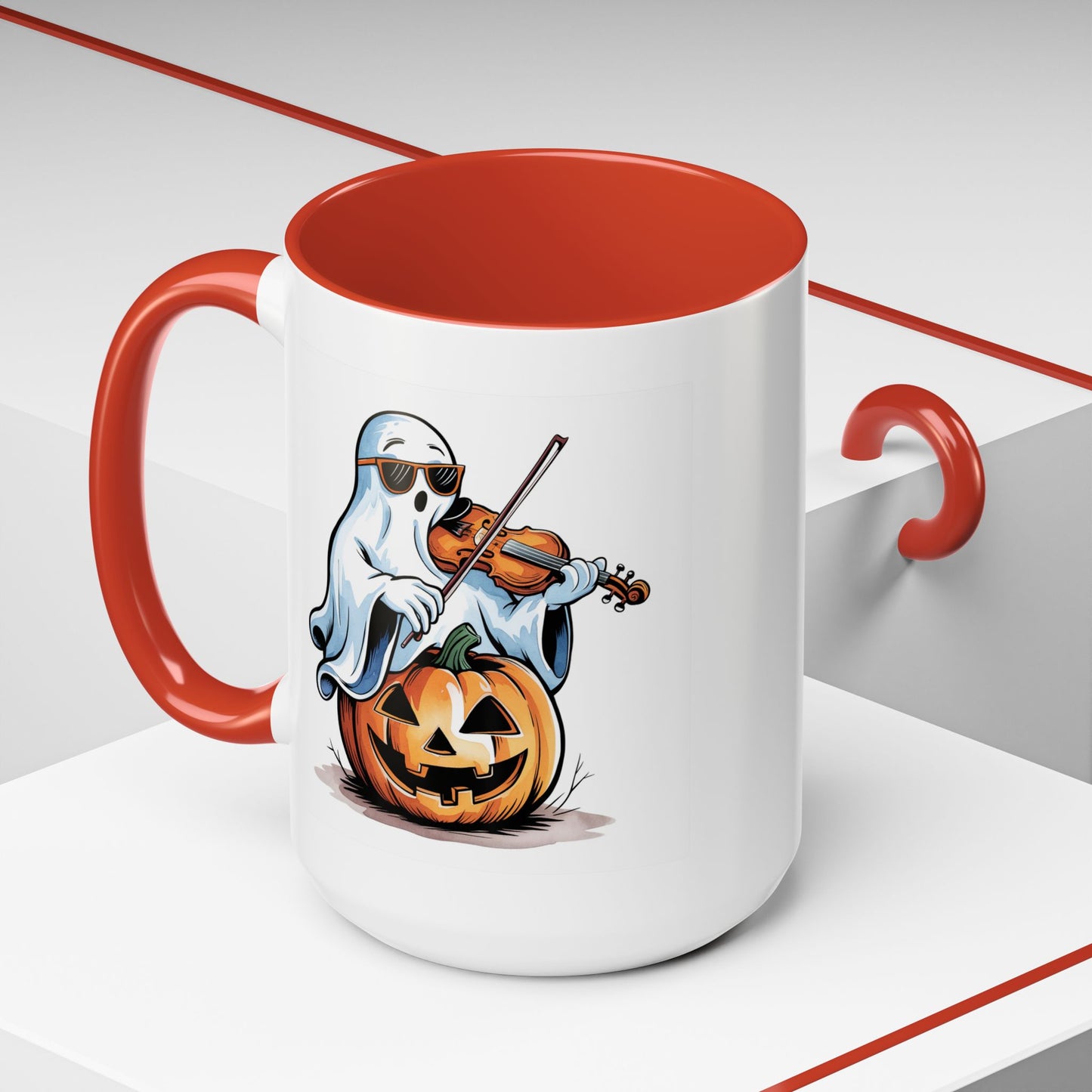 Halloween Mug - Violin Playing Ghost