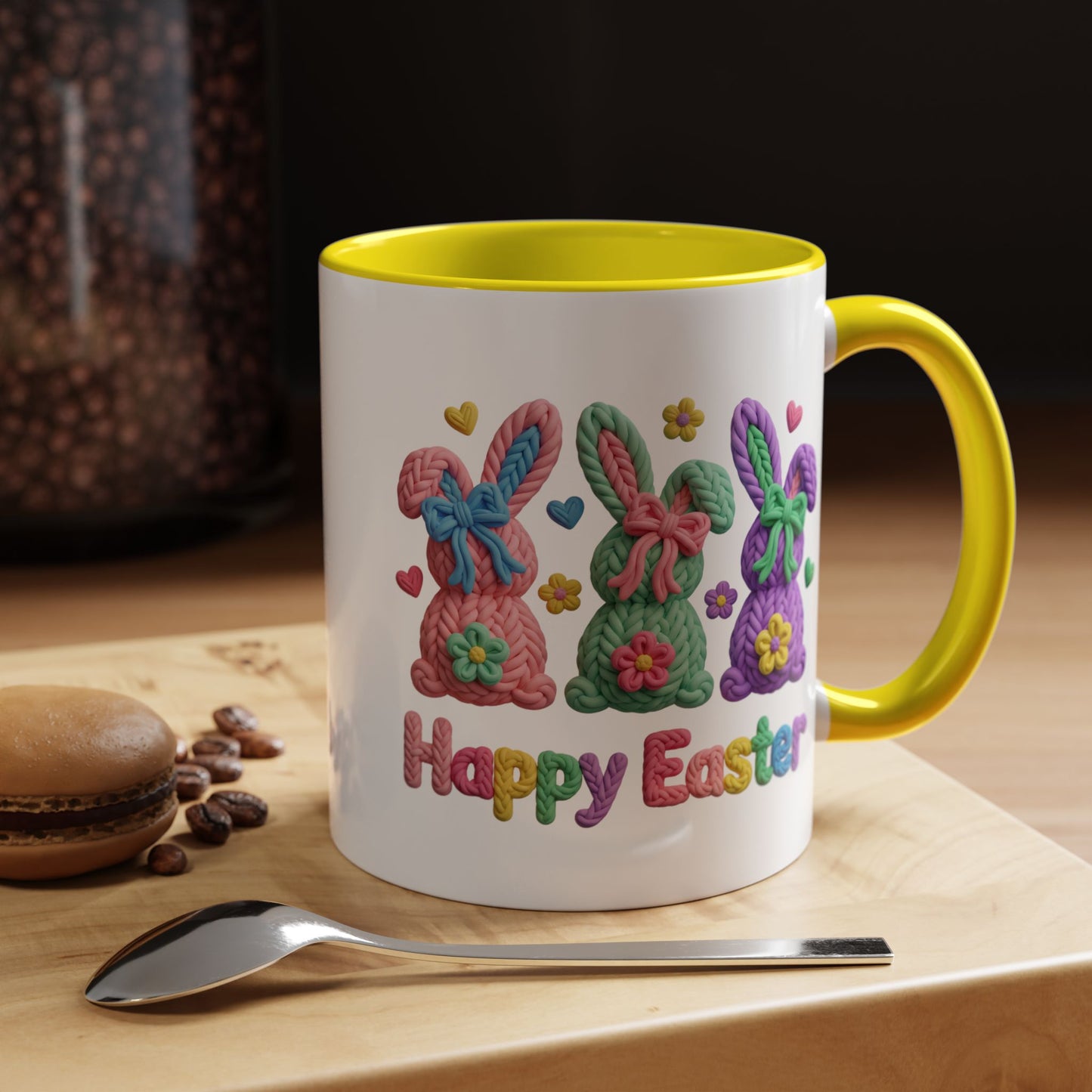 Easter Mug - Crochet Bunnies