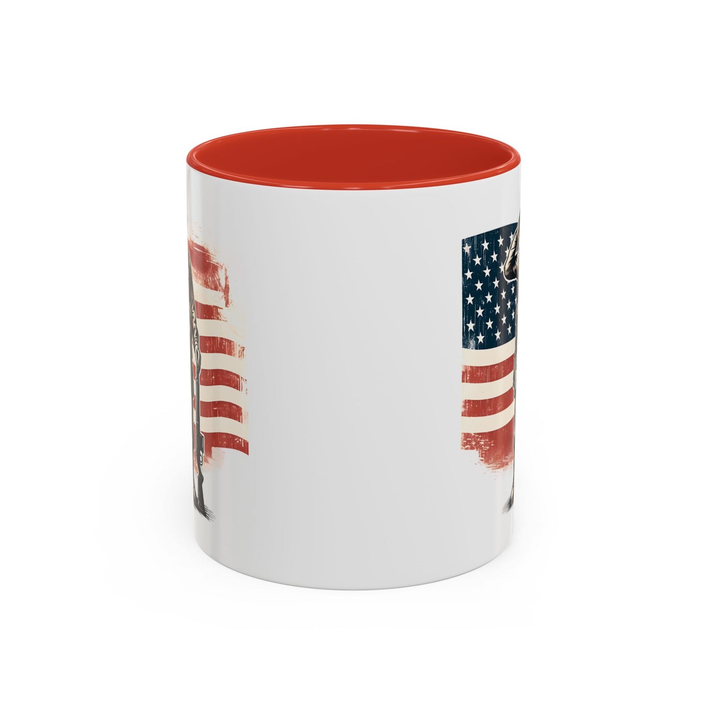 4th of July Mug - American Soldier Flag