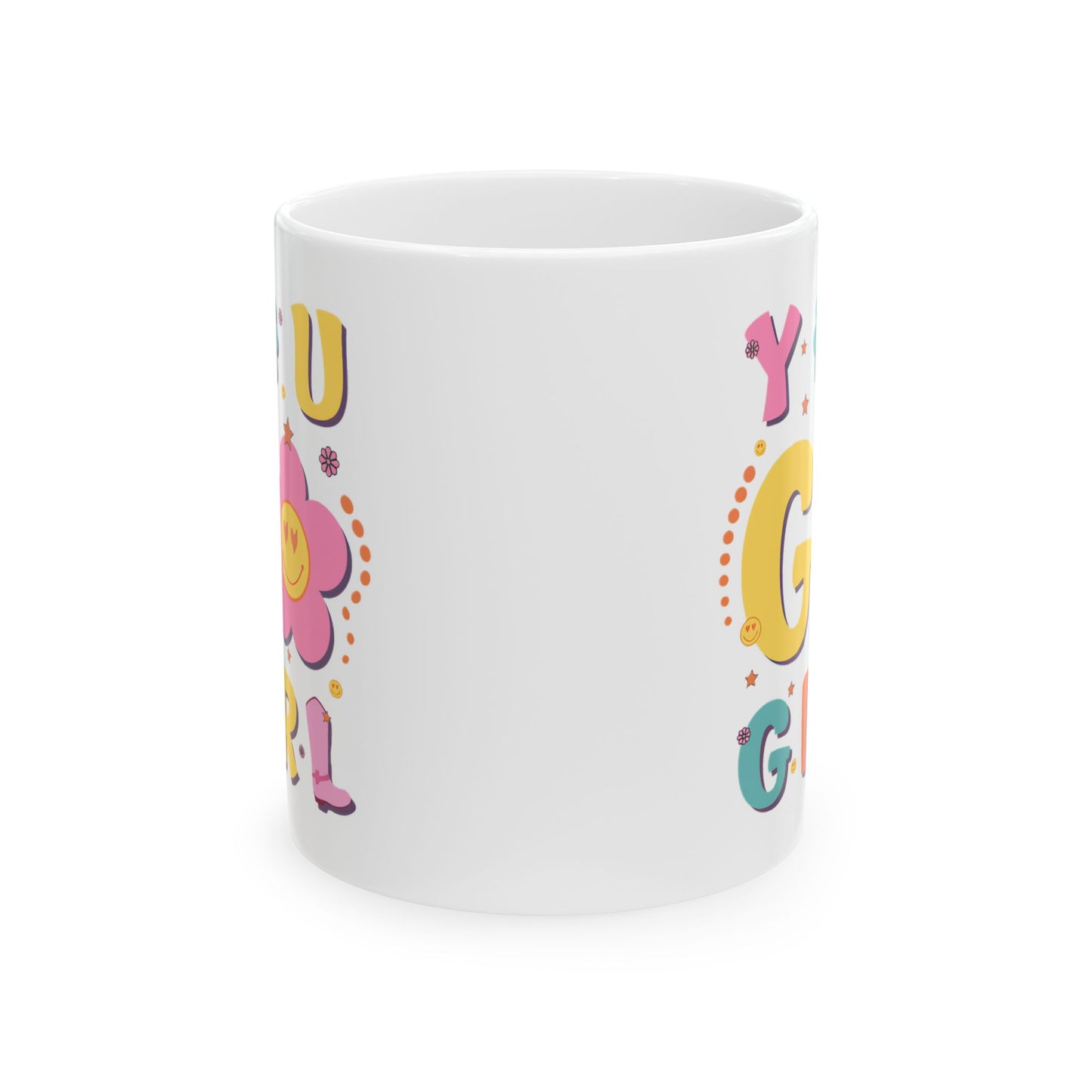 Motivation Mug - You Go Girl Smiley Face