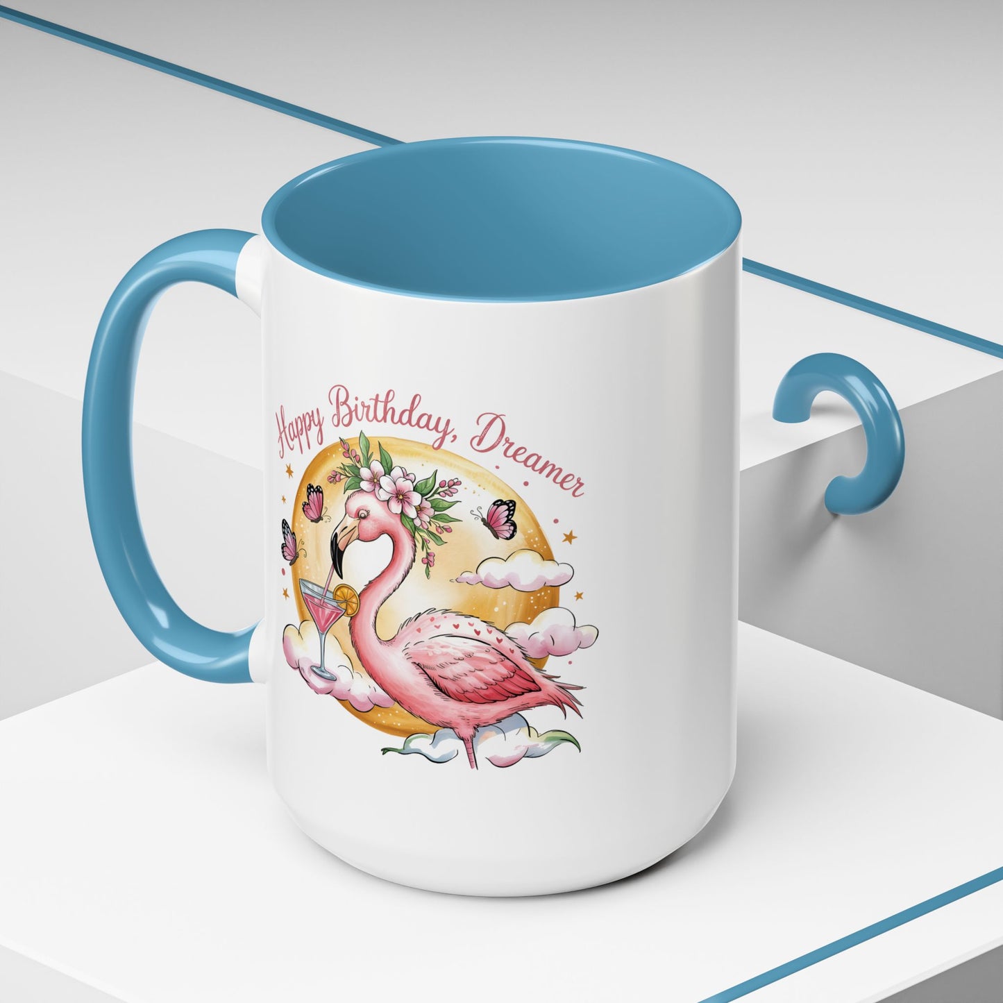 Birthday Mug - Pink Flamingo