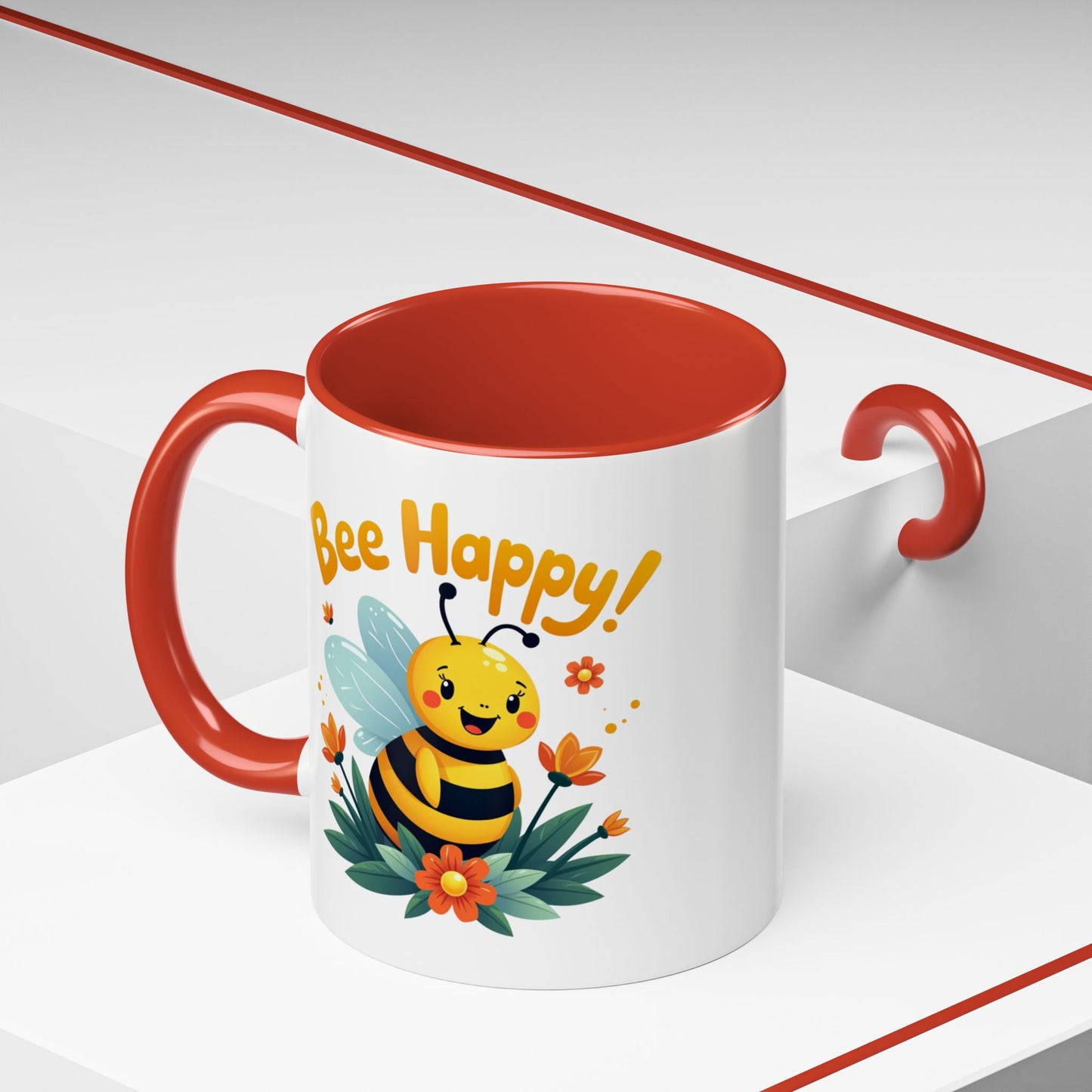 Motivation Mug - Bee Happy