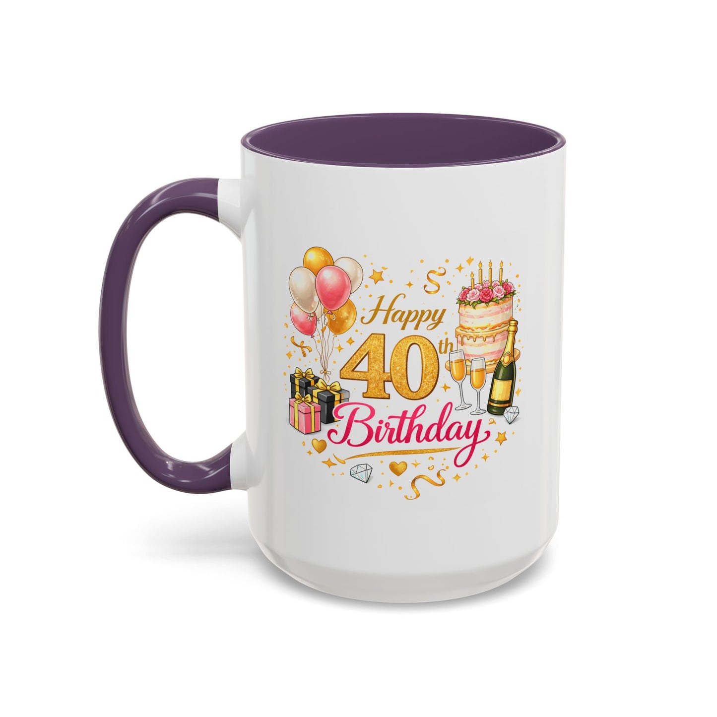 Birthday Mug - Happy 40th