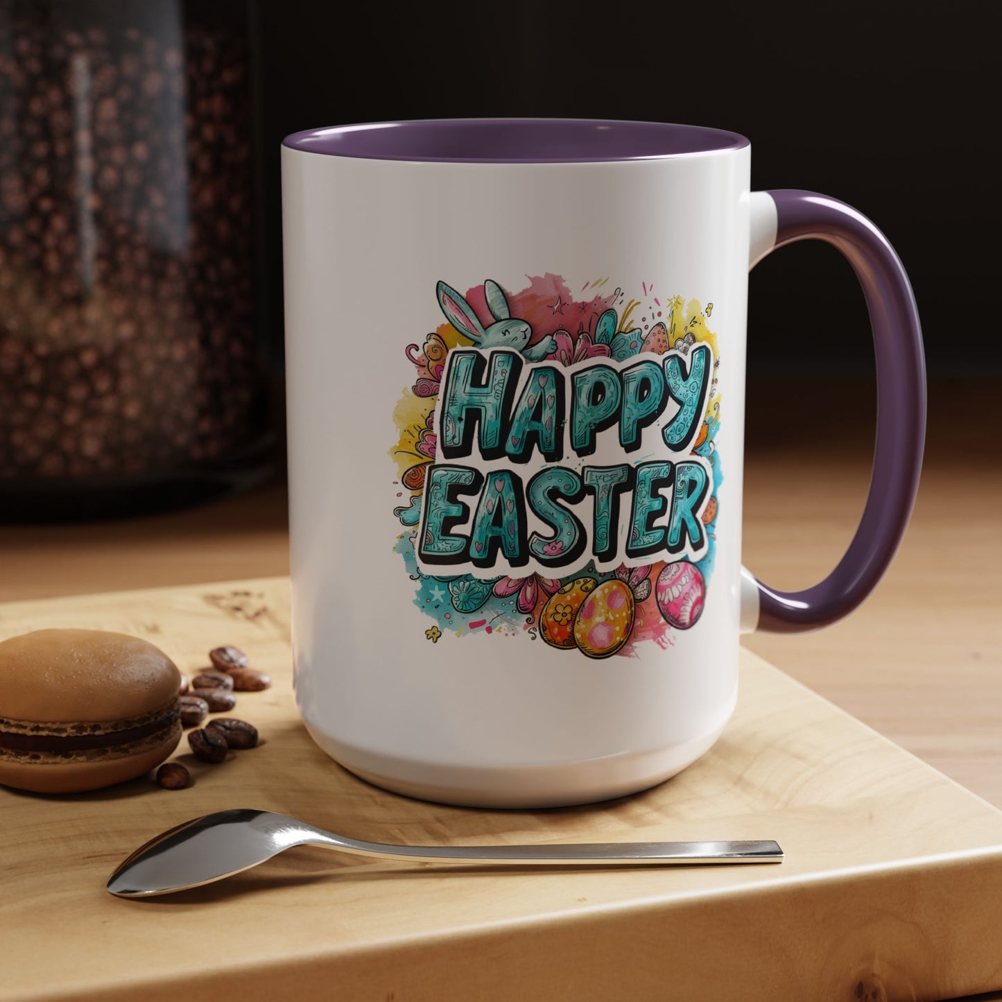 Easter Mug - Happy Easter Blue