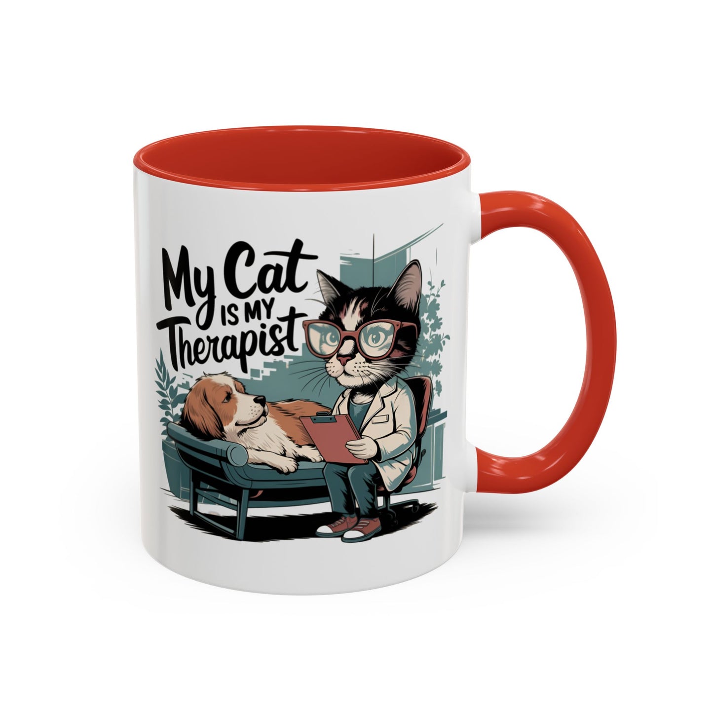 Animal Mug - My Cat Is My Therapist