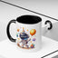 Birthday Mug - Happy Birthday Astronaut, Cake & Balloon