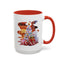 Christmas Mug - Snowman Tree Presents Fireplace