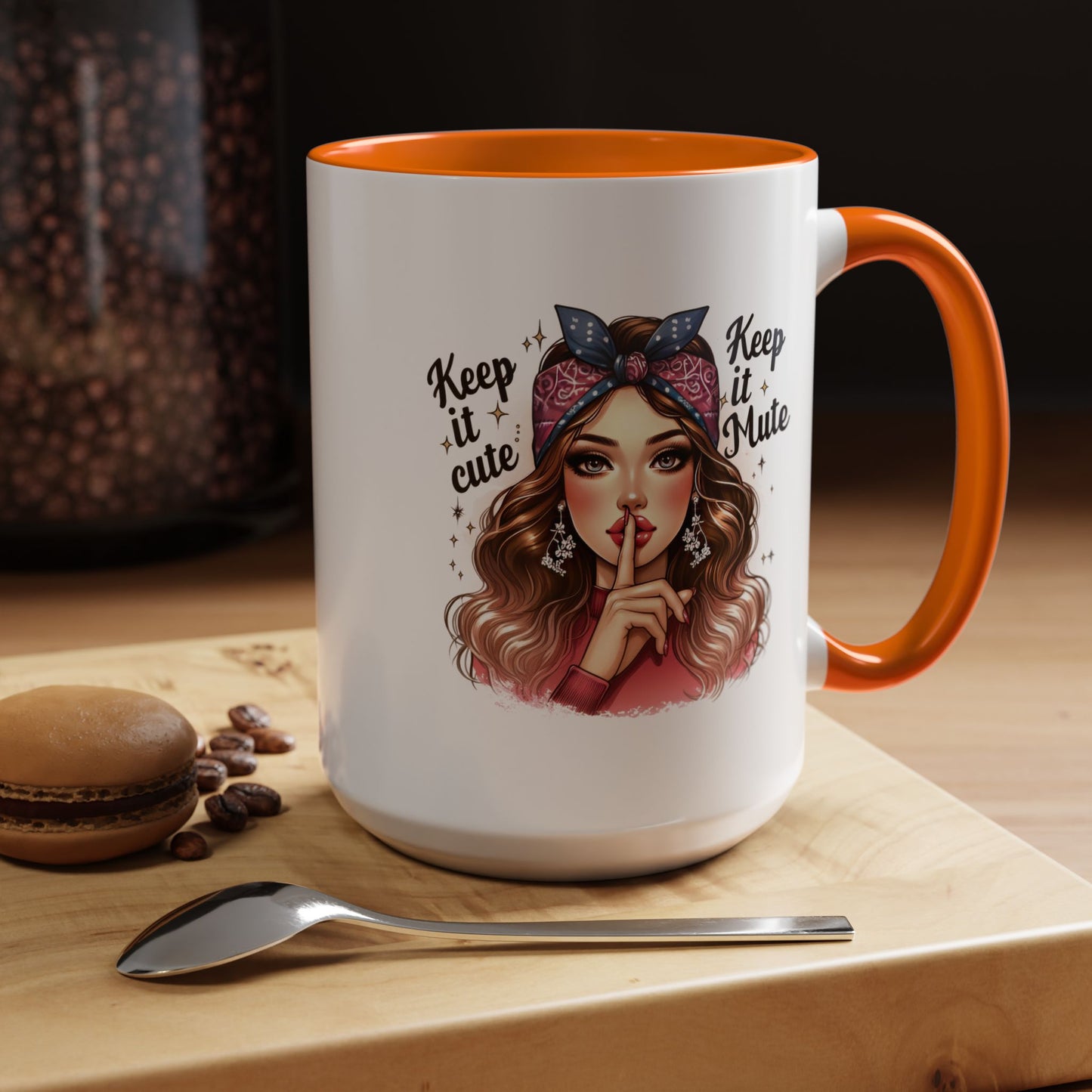 Humor Mug - Keep It Cute Keep It Mute