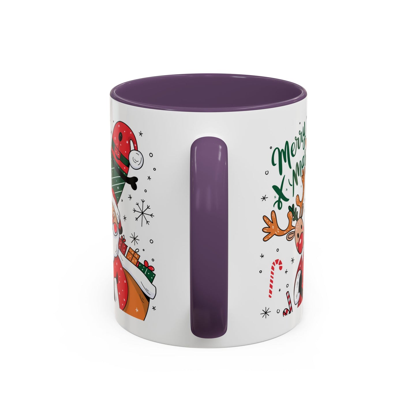 Christmas Mug - Merry Xmas Santa Reindeer