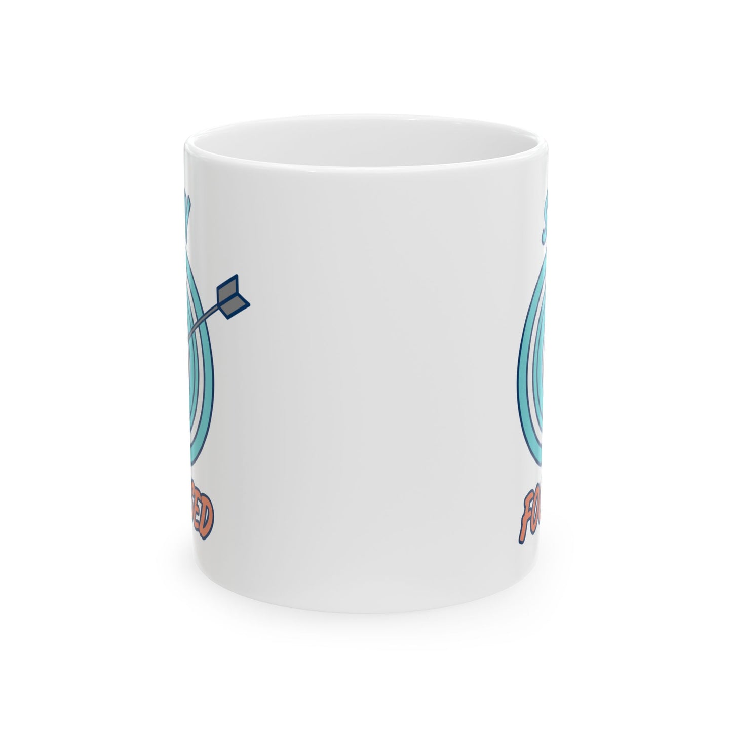 Motivation Mug - Stay Focused Arrow