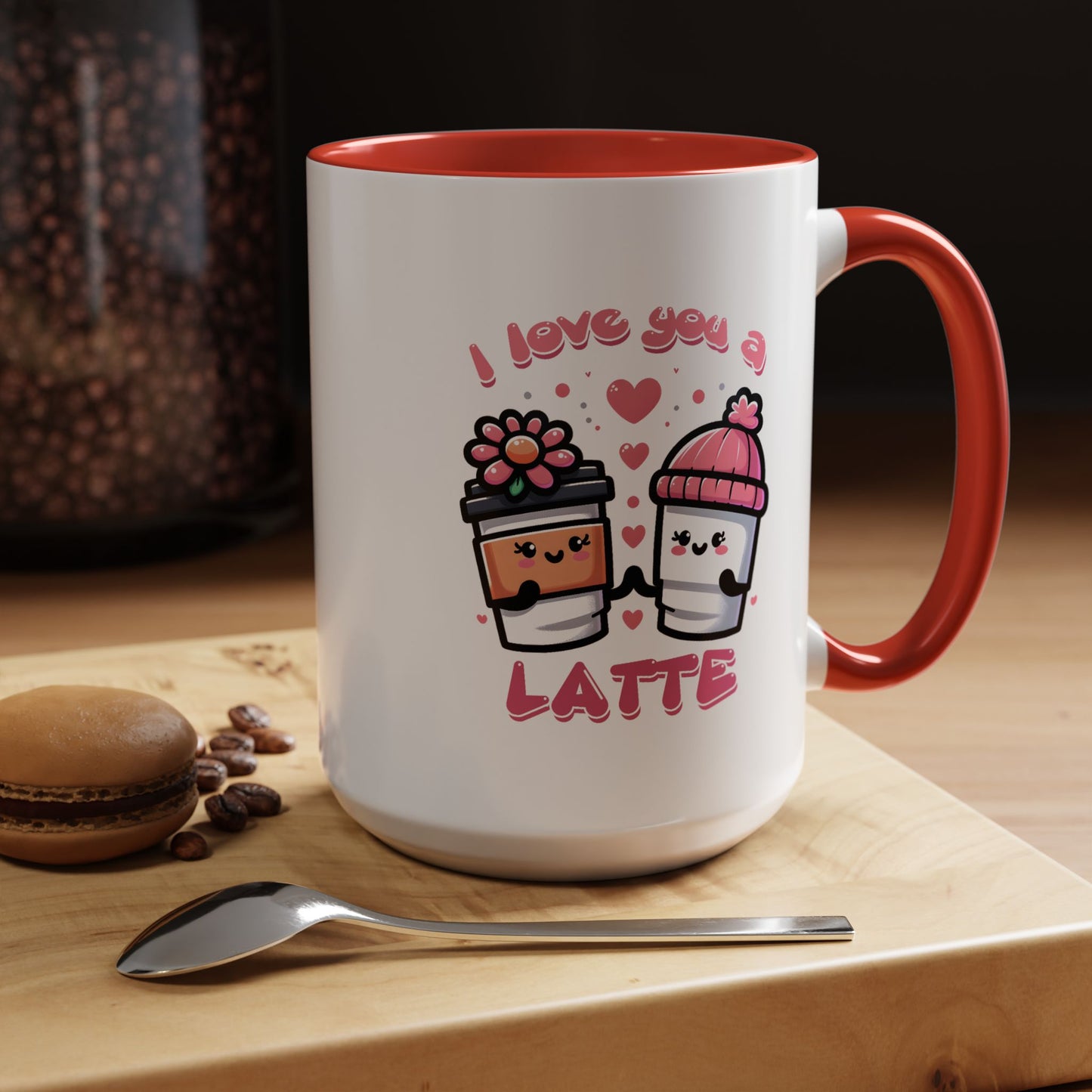 Valentine's Day Mug - I Love You A Latte Cute