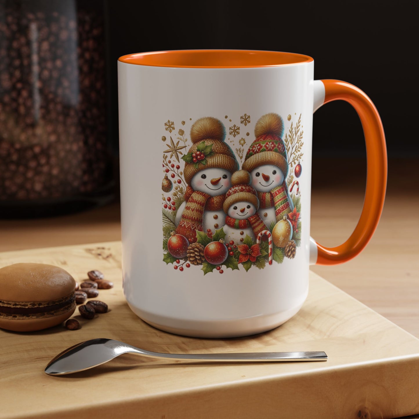 Christmas Mug - Gingerbread Snowman Family 3