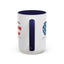 4th of July Mug - God Bless America Flag Heart