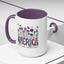 4th of July Mug - Floral America Patriotic