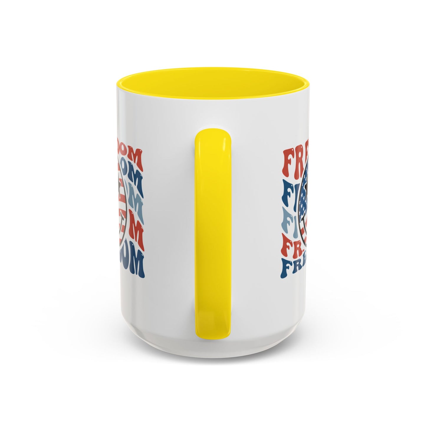 4th of July Mug - Freedom Smiley Face