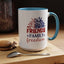 4th of July Mug - Friends Family Freedom Sunflower