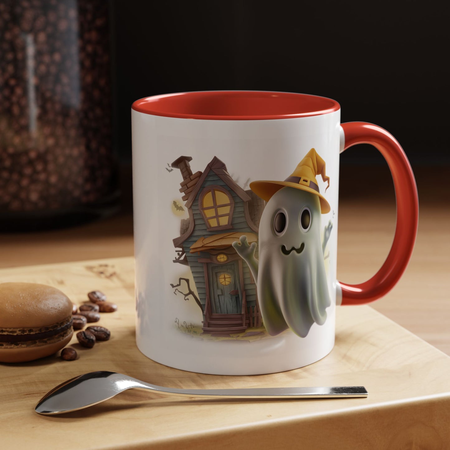 Halloween Mug - Spooky Ghost House