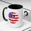 4th of July Mug - America Smiley Face