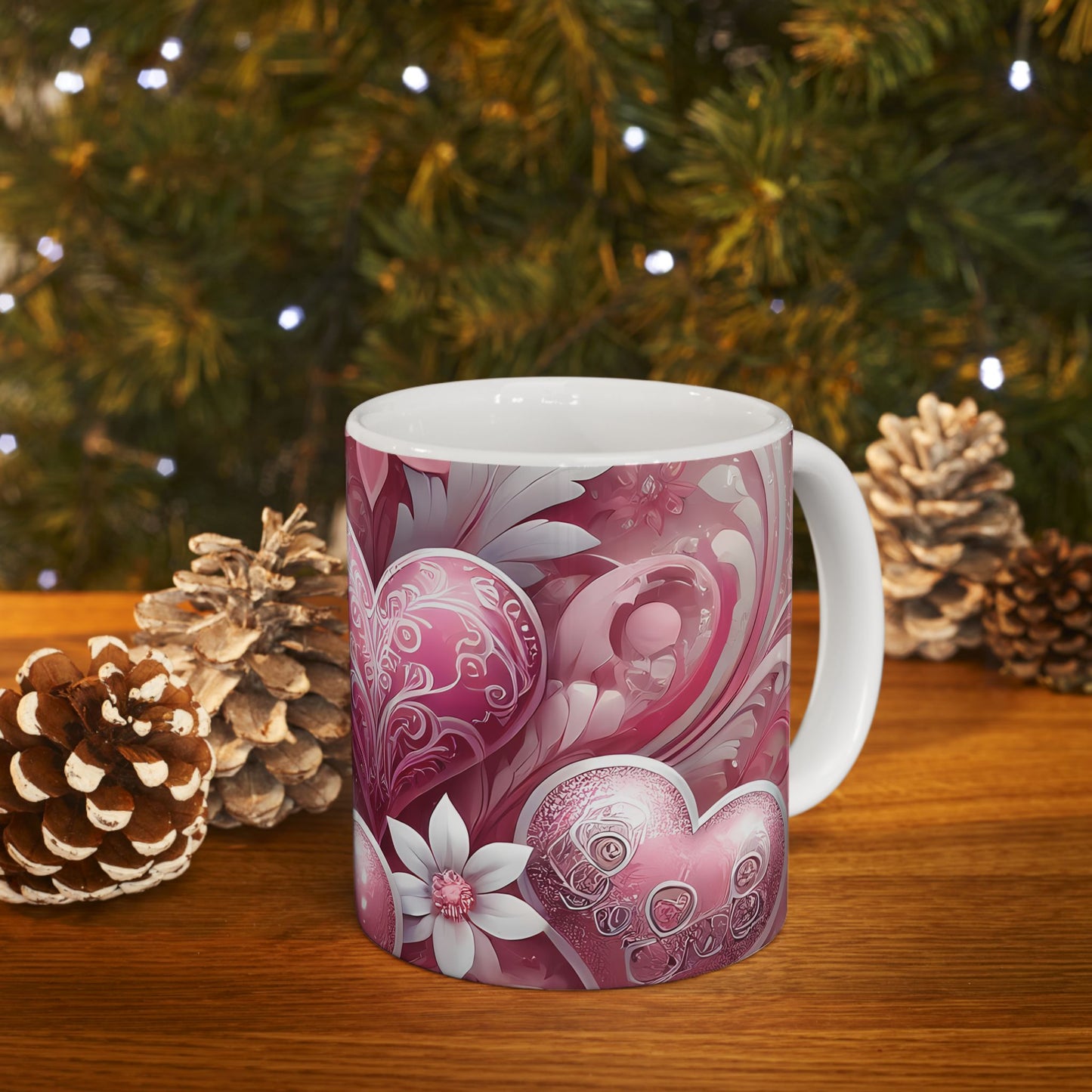 Artistic Mug - Art Hearts