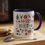 Christmas Mug - Merry Christmas Red White & Green Text Collage