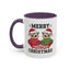 Christmas Mug - Merry Christmas Black Text Owls
