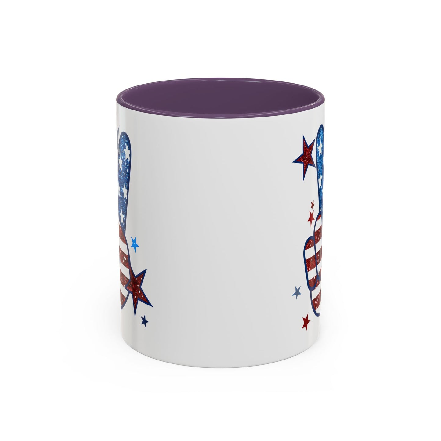 4th of July Mug - America Peace Sign