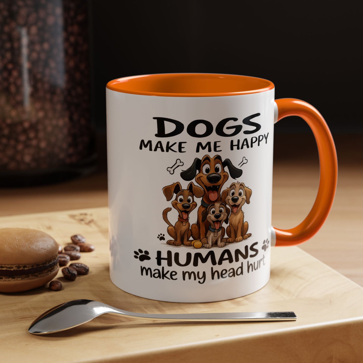 Animal Mug - Dogs Make Me Happy