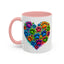 Animal Mug - Dog Paws Heart