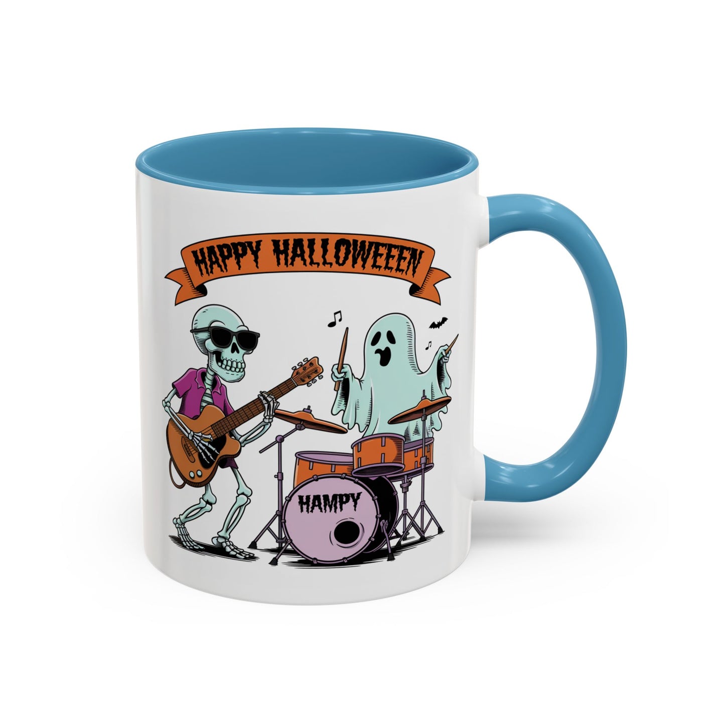 Halloween Mug - Skeleton & Ghost Band