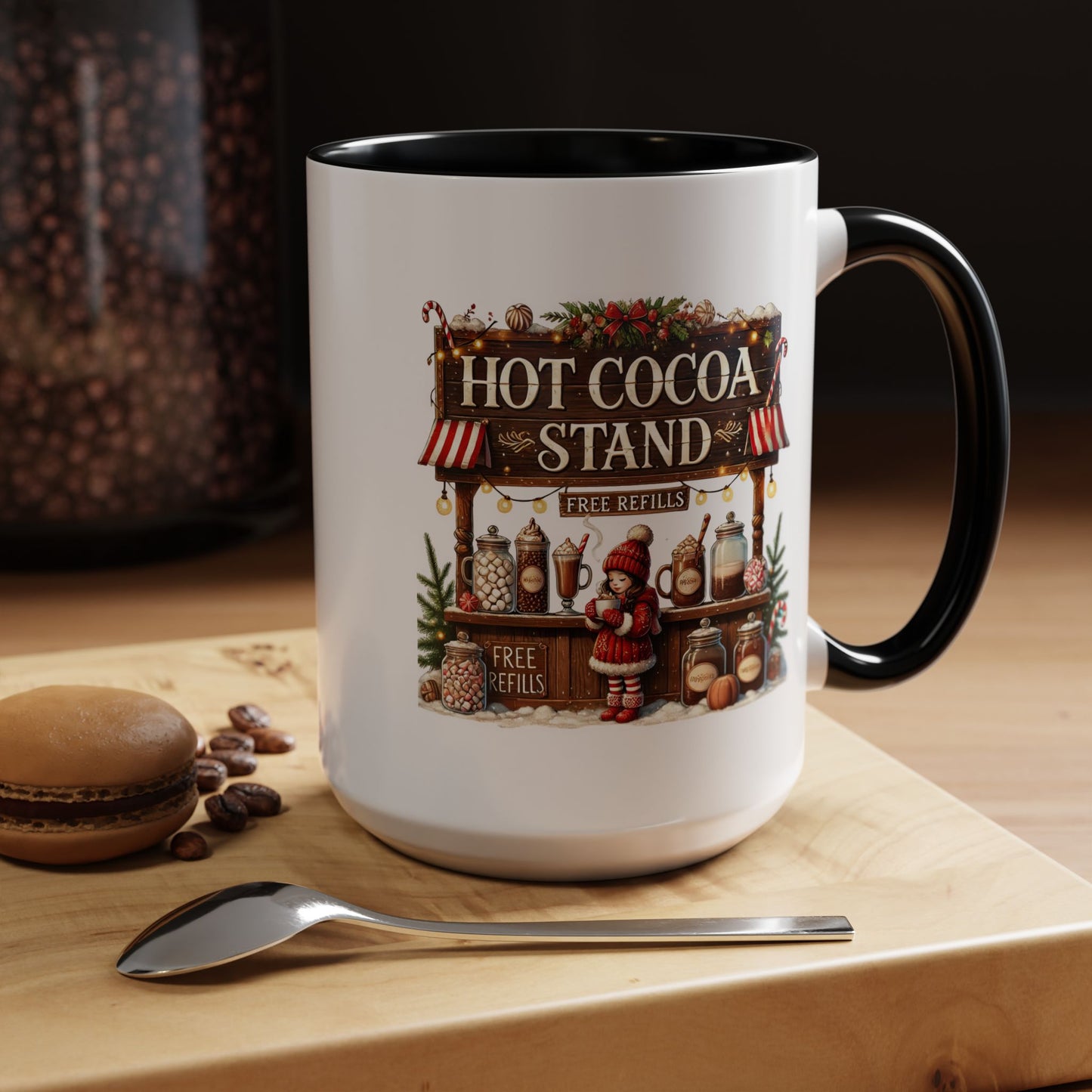 Christmas Mug - Hot Cocoa Stand Free Refills