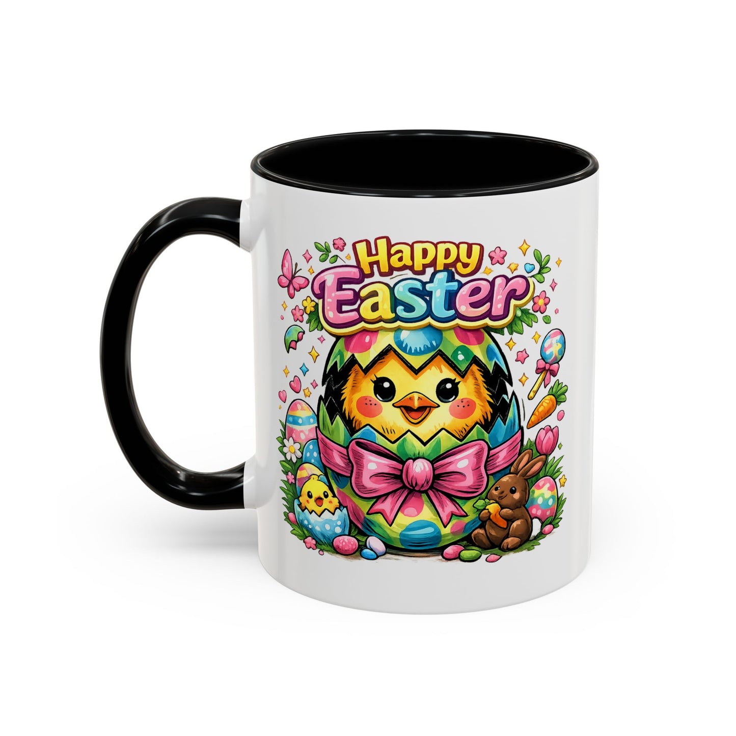 Easter Mug - Happy Easter Chics & Bunny