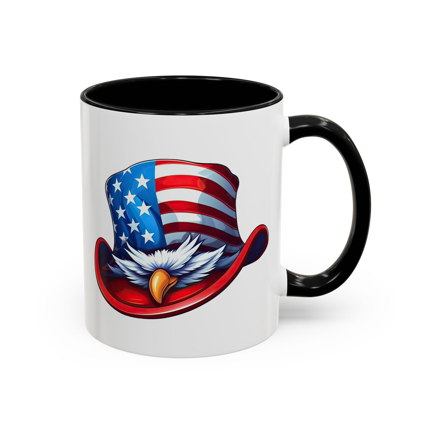 4th of July Mug - Bald Eagle American Hat