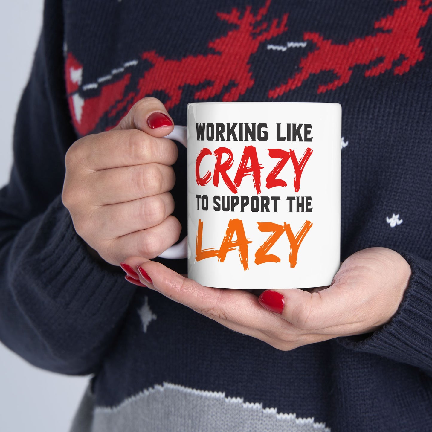 Office Mug - Working Like Crazy