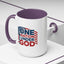 Religious Mug - One Nation Flag Cross