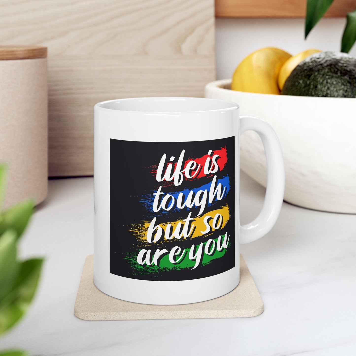 Wellness Mug - Life Is Tough Sketch