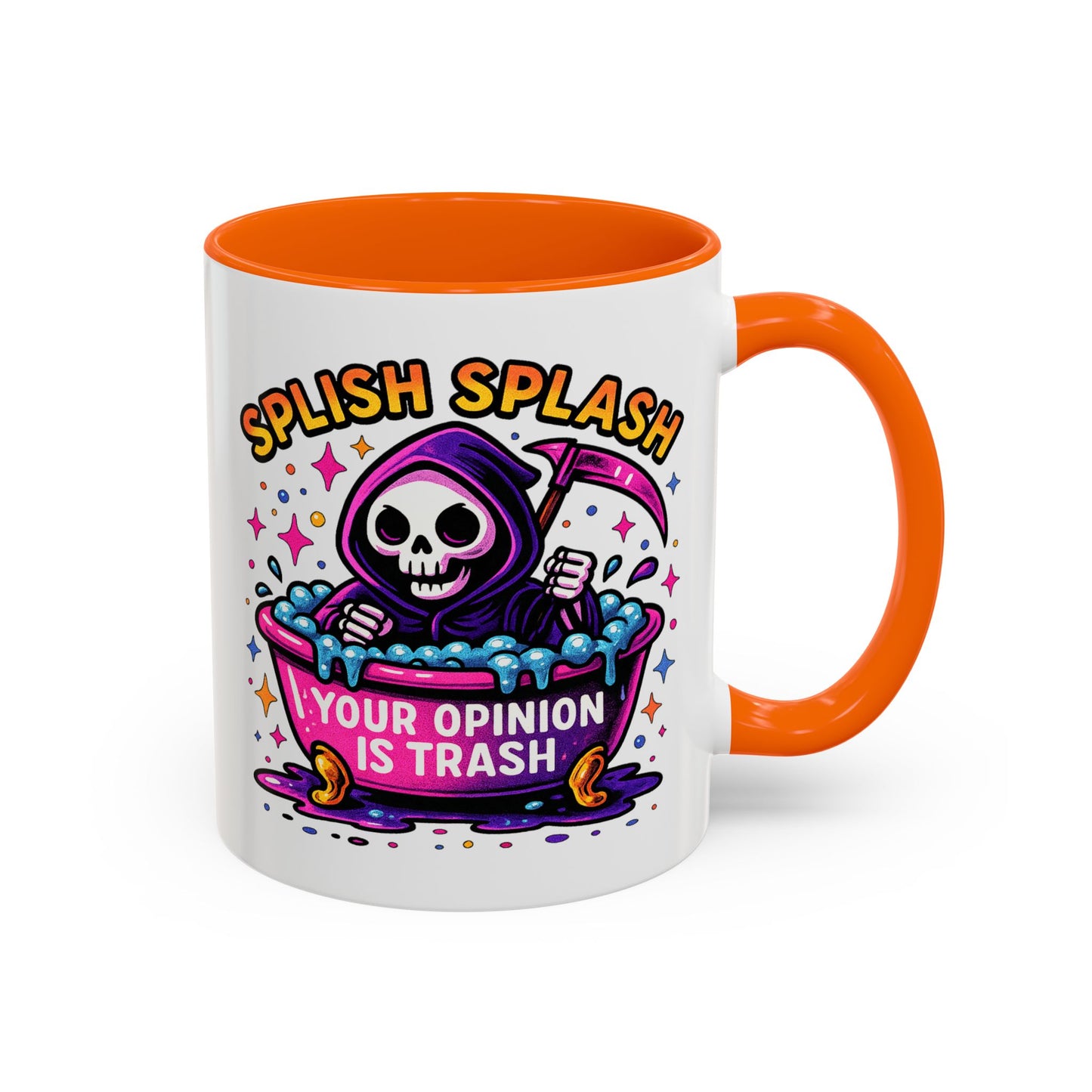 Humor Mug - Splish Splash Your Opinion is Trash