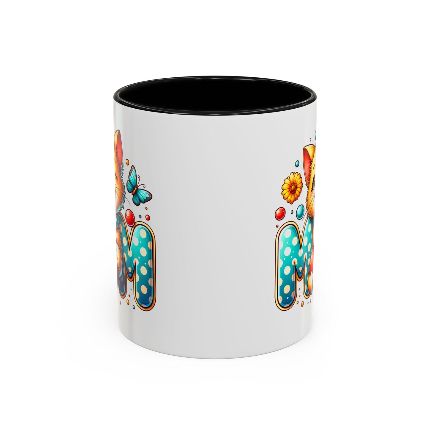 Mother's Day Mug - Mom Cat Red Heart