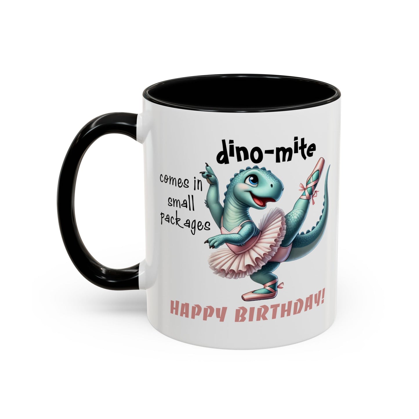 Birthday Mug - Dino-mite (Girl)