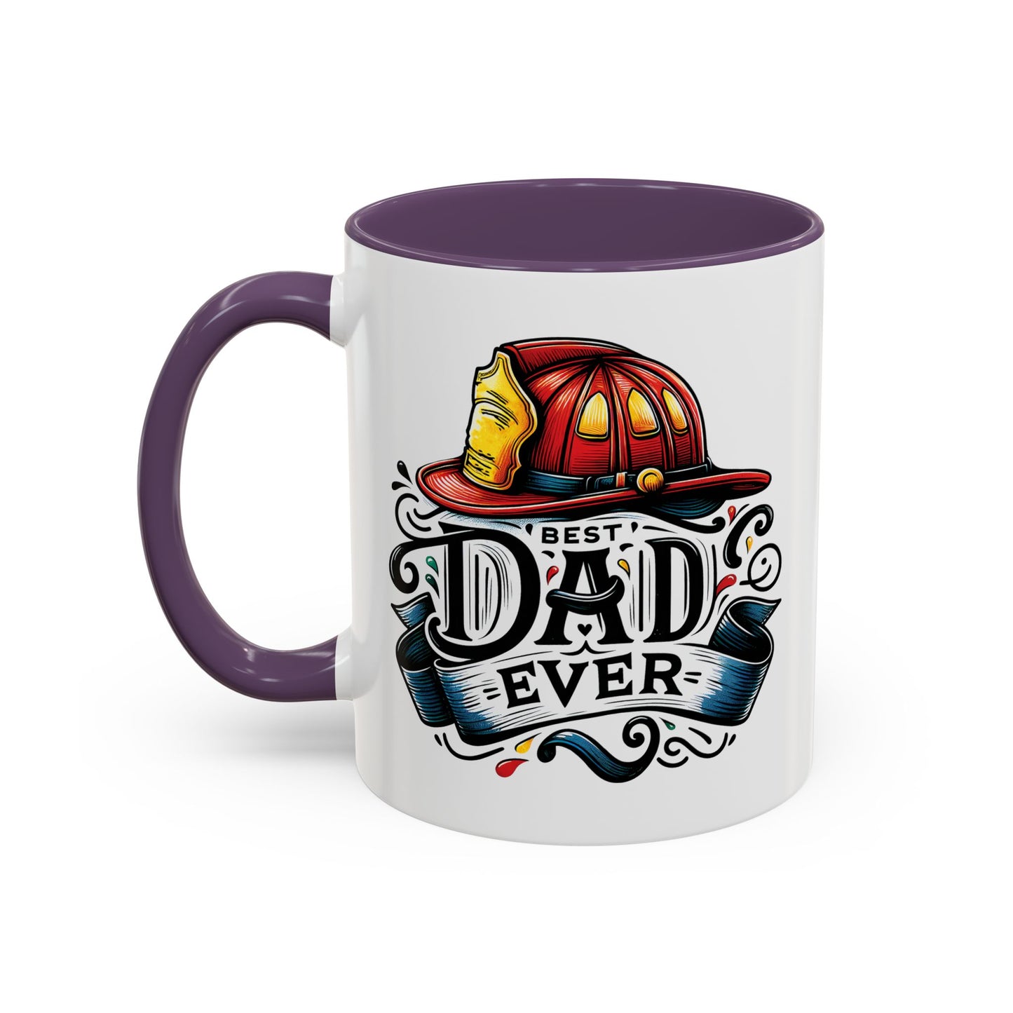 Father's Day Mug - Best Dad Ever Fireman
