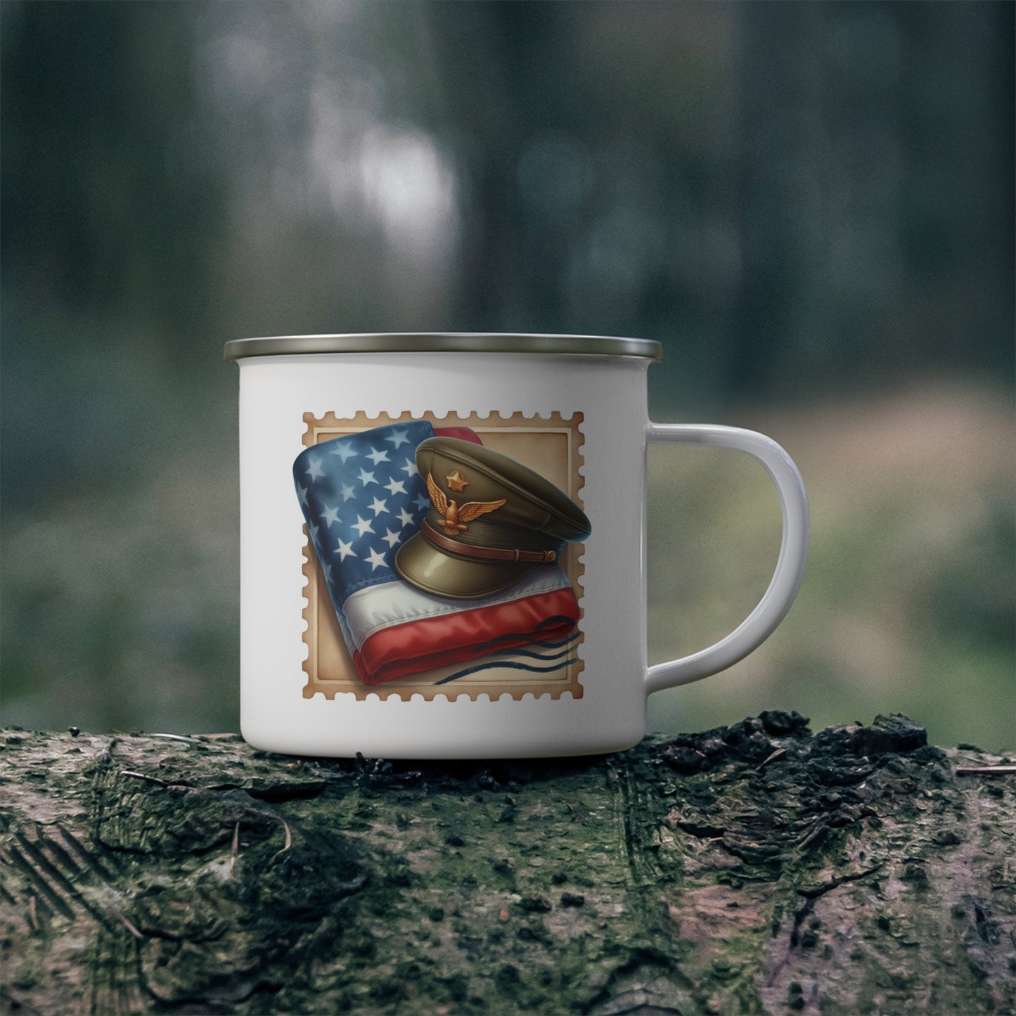 4th of July Mug - Honoring Service Stamp