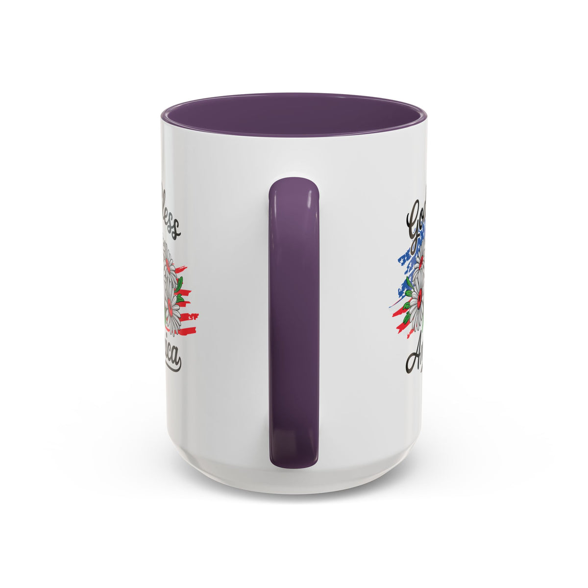 4th of July Mug - God Bless America Daisies
