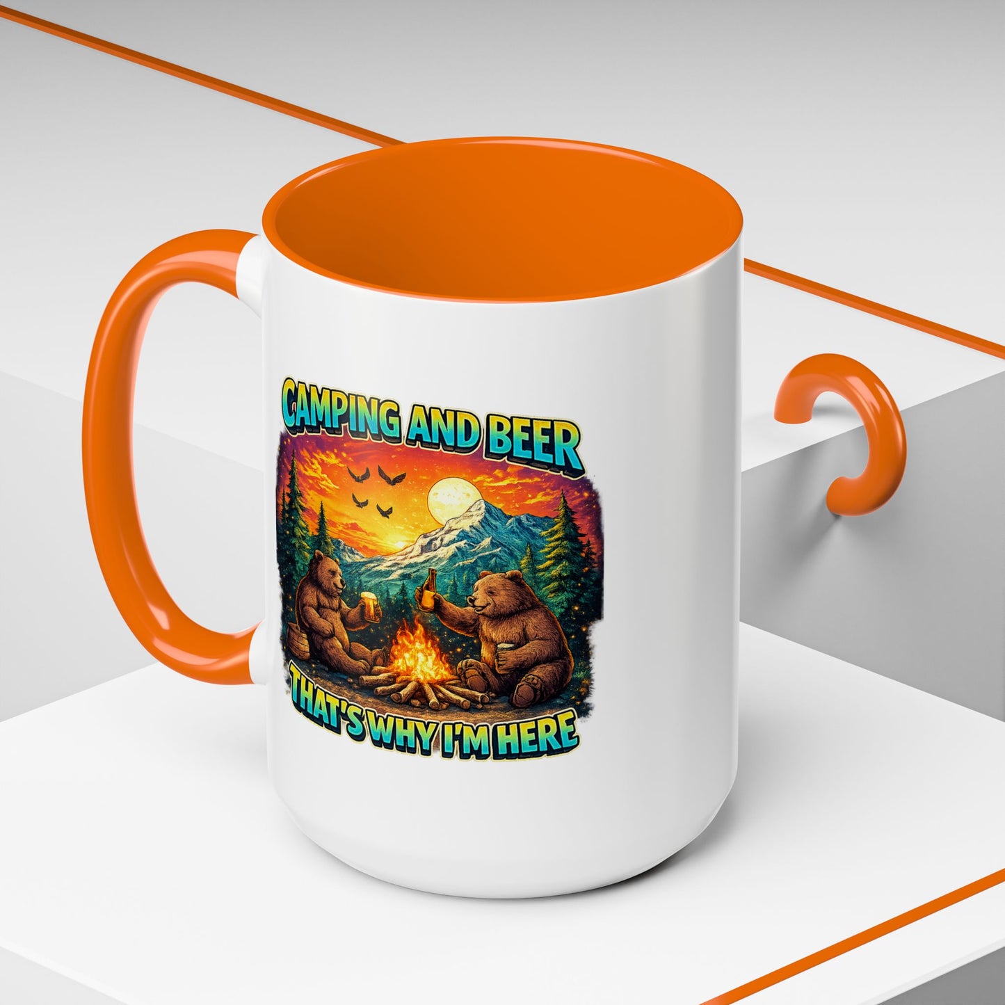 Humor Mug - Camping and Beer