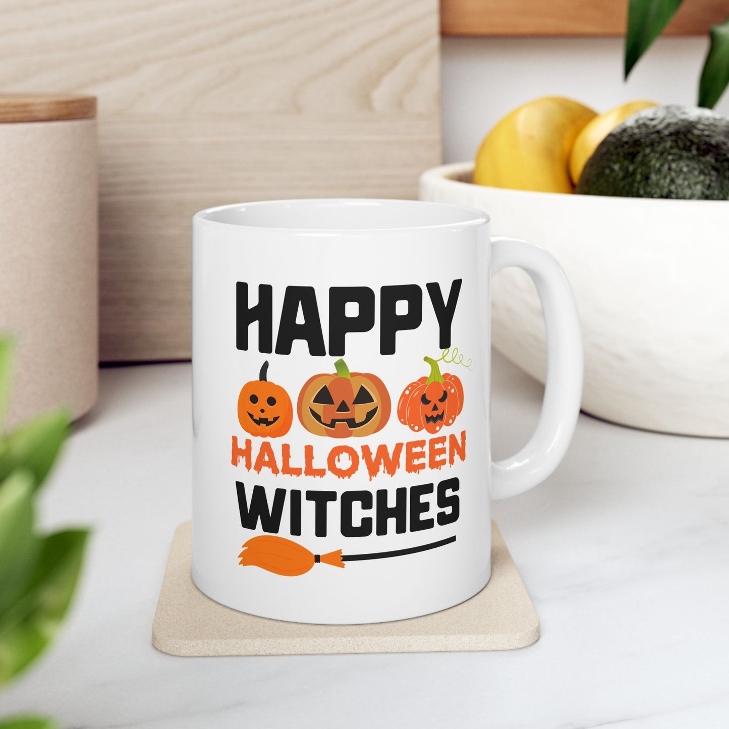 Halloween Mug - Happy Halloween Witches