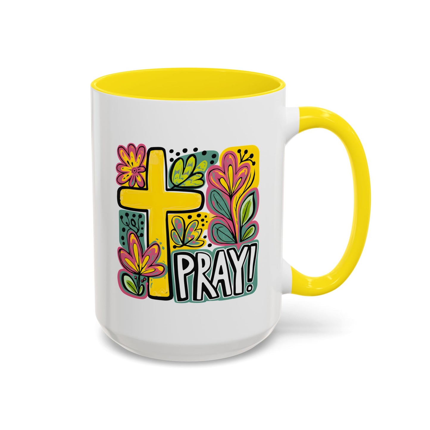 Religious Mug - Pray Cross