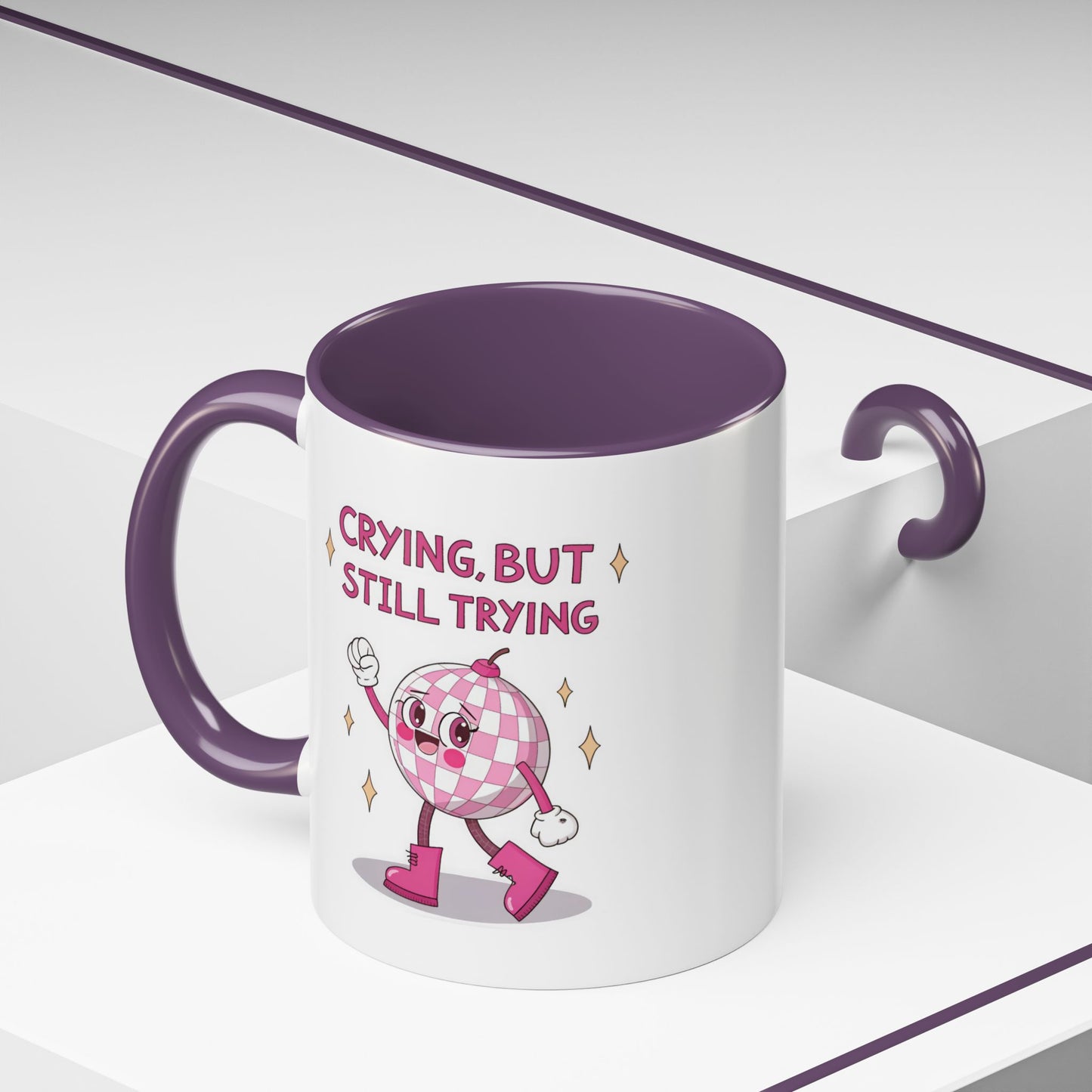 Wellness Mug - Crying But Still Trying