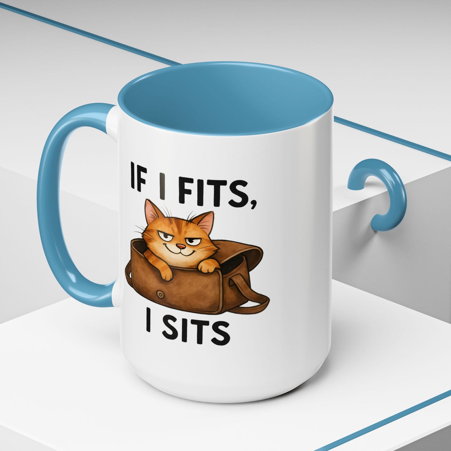 Animal Mug - If I Fits I Sits