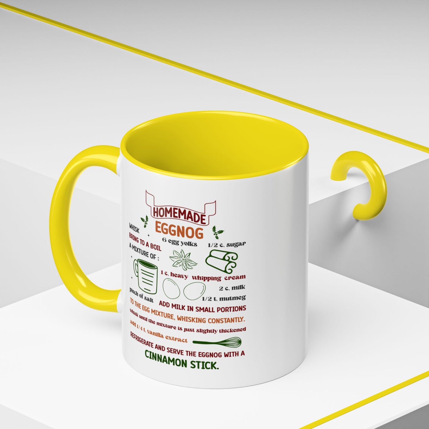 Christmas Mug - Homemade Eggnog Recipe